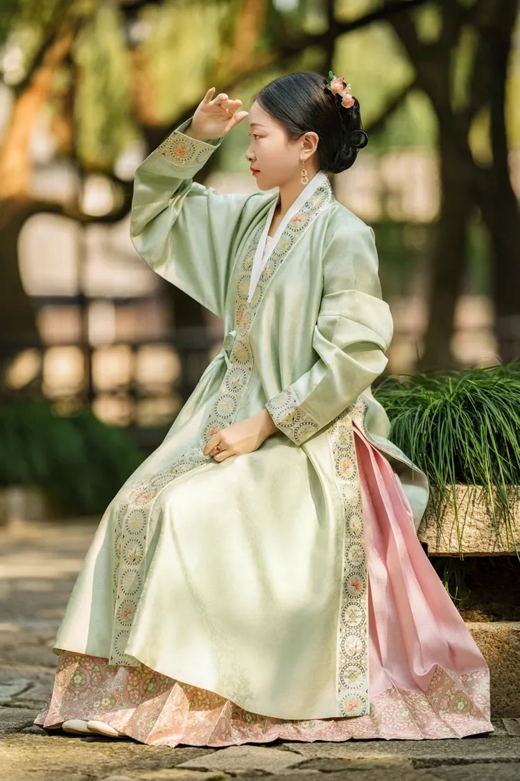 Hé Tang 荷塘 Lotus Pond Ming Dynasty Jiaoling Chang Ao Long Shirt