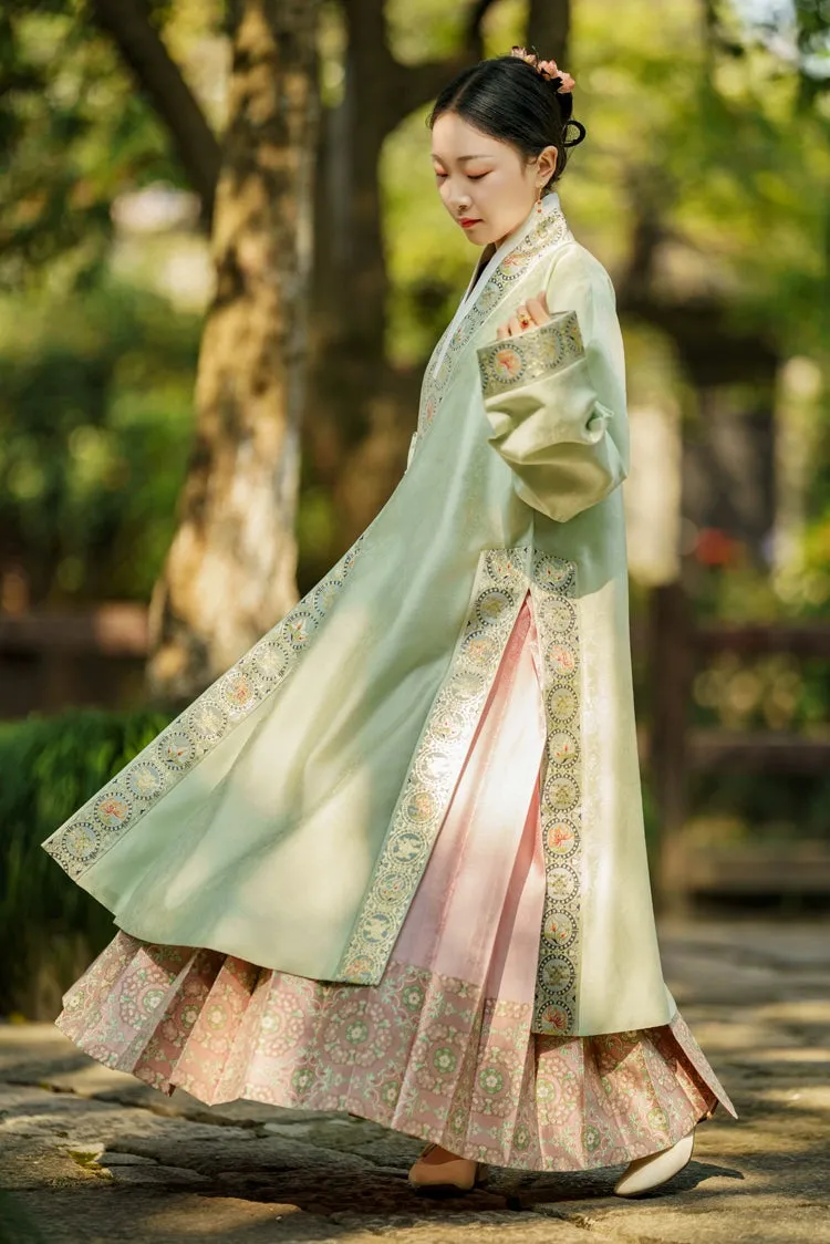 Hé Tang 荷塘 Lotus Pond Ming Dynasty Jiaoling Chang Ao Long Shirt