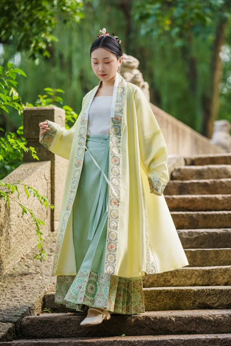 Hé Tang 荷塘 Lotus Pond Ming Dynasty Jiaoling Chang Ao Long Shirt