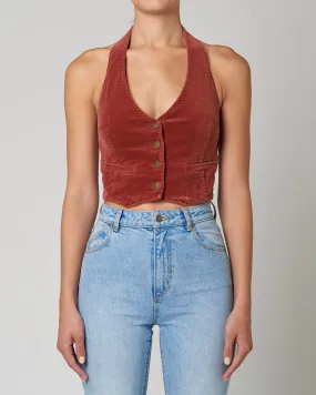 Halter Vest Brick Cord