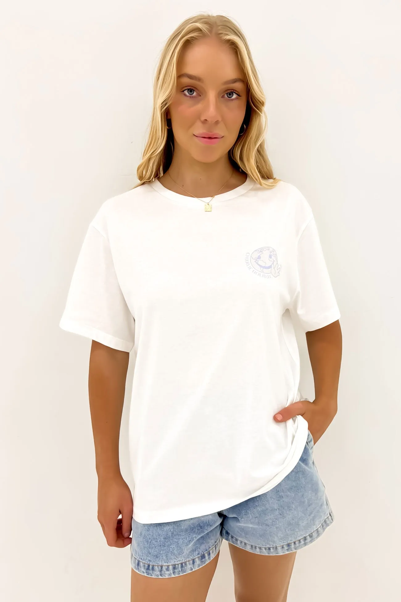 Hello Boyfriend Tee White