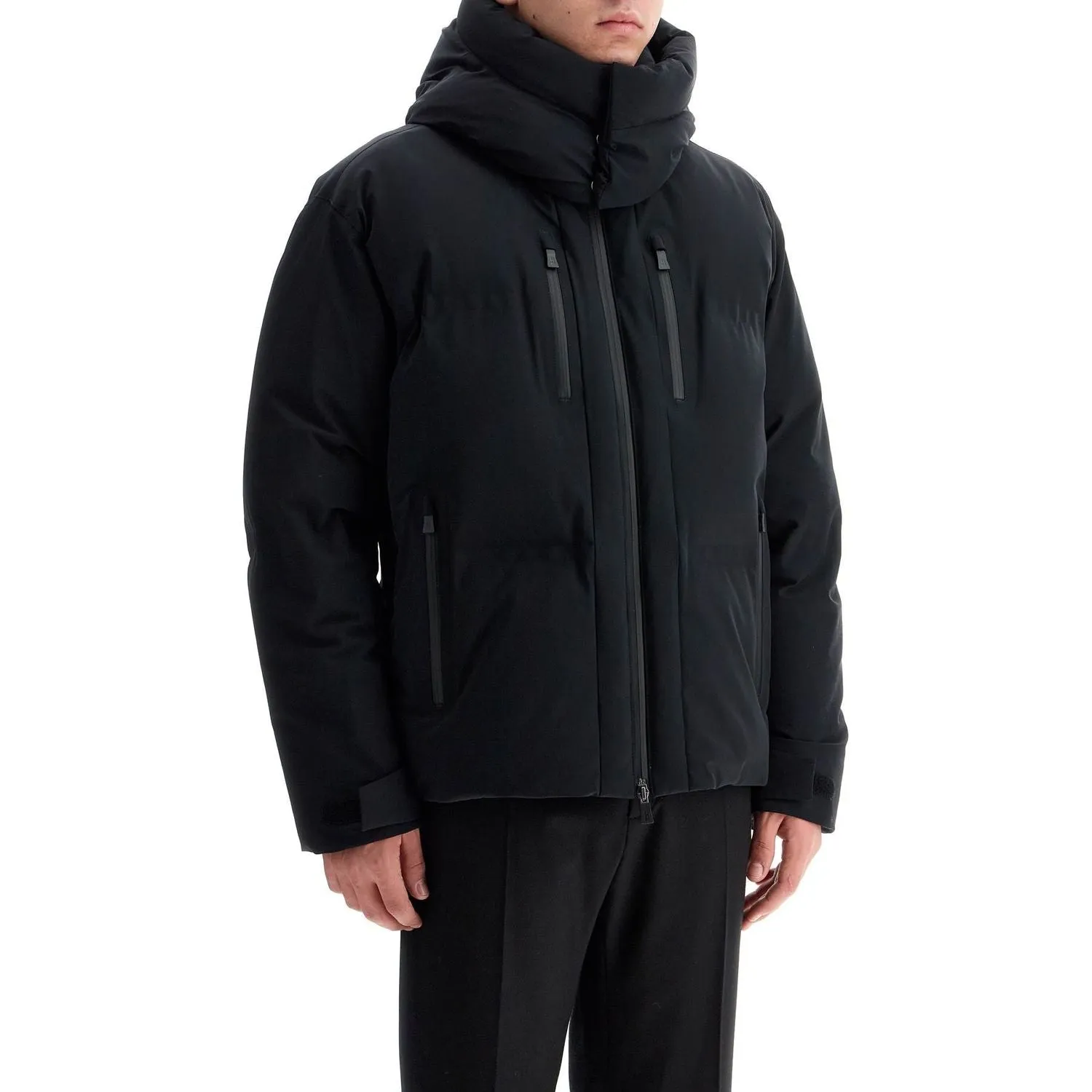 Herno Laminar short down jacket in new impact.