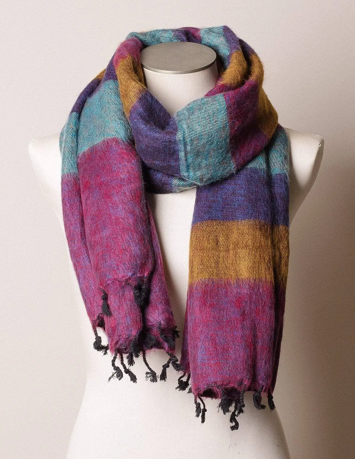 Himalayan Yak Wool Wrap - Multi