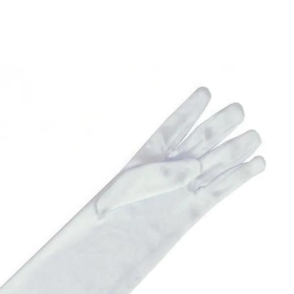 Holly Premium White Satin Gloves Inspired By BAT