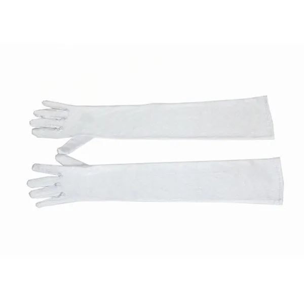 Holly Premium White Satin Gloves Inspired By BAT