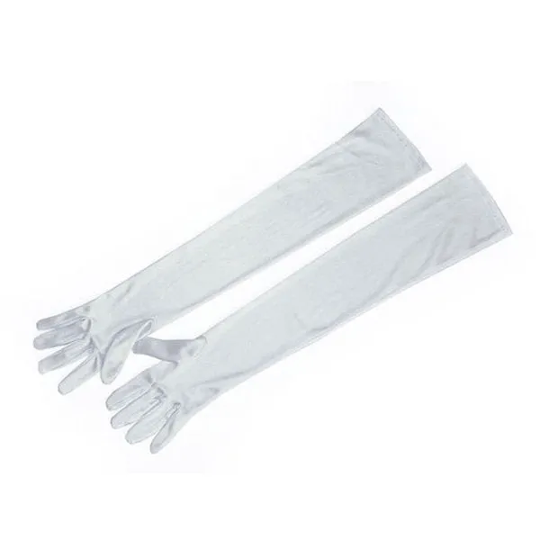 Holly Premium White Satin Gloves Inspired By BAT