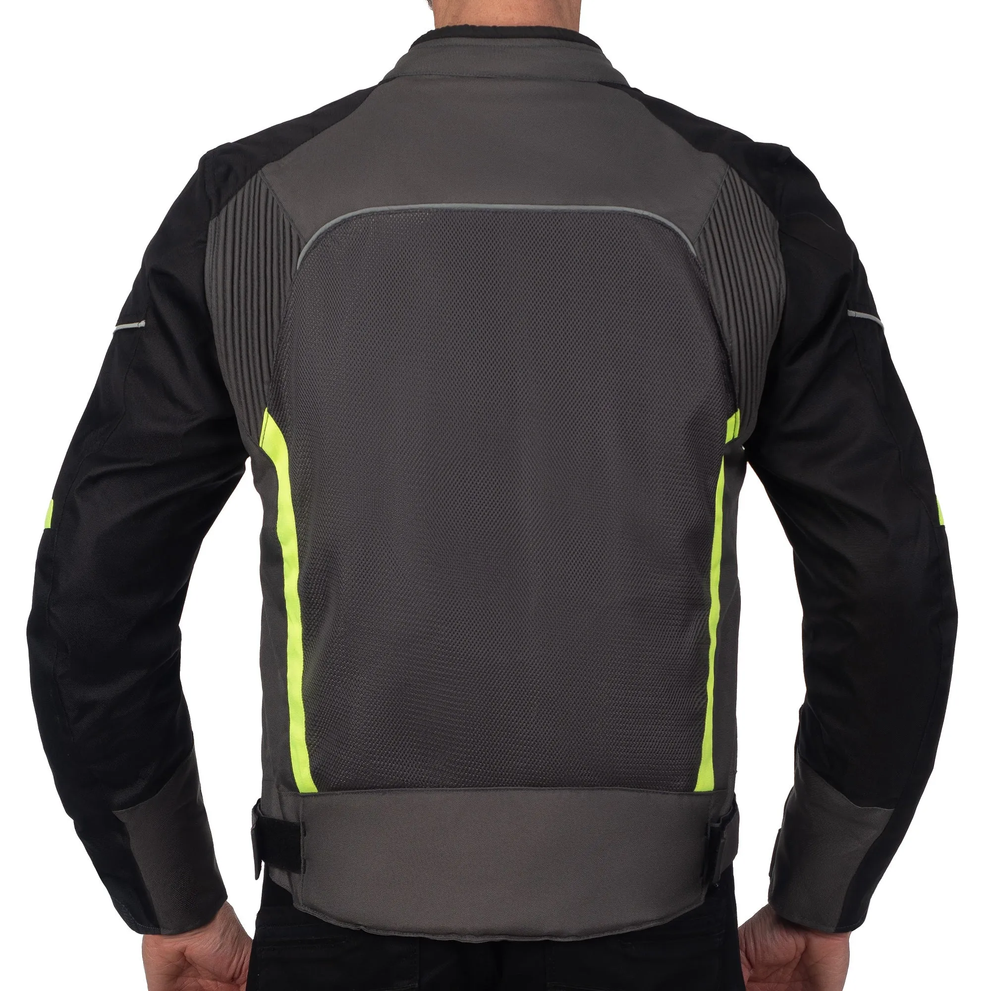 Infinity Gray Motorcycle Mesh Textile Jacket