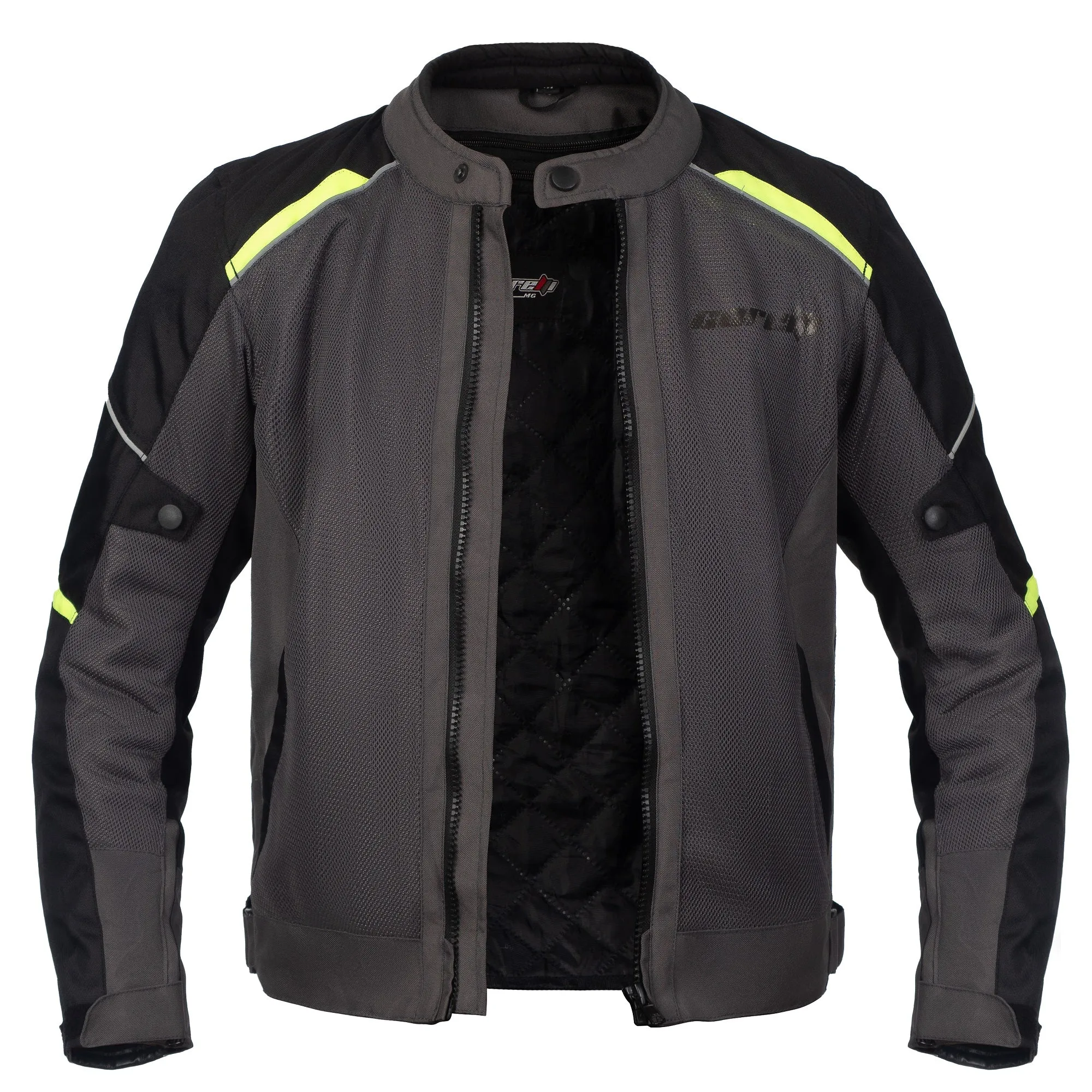 Infinity Gray Motorcycle Mesh Textile Jacket