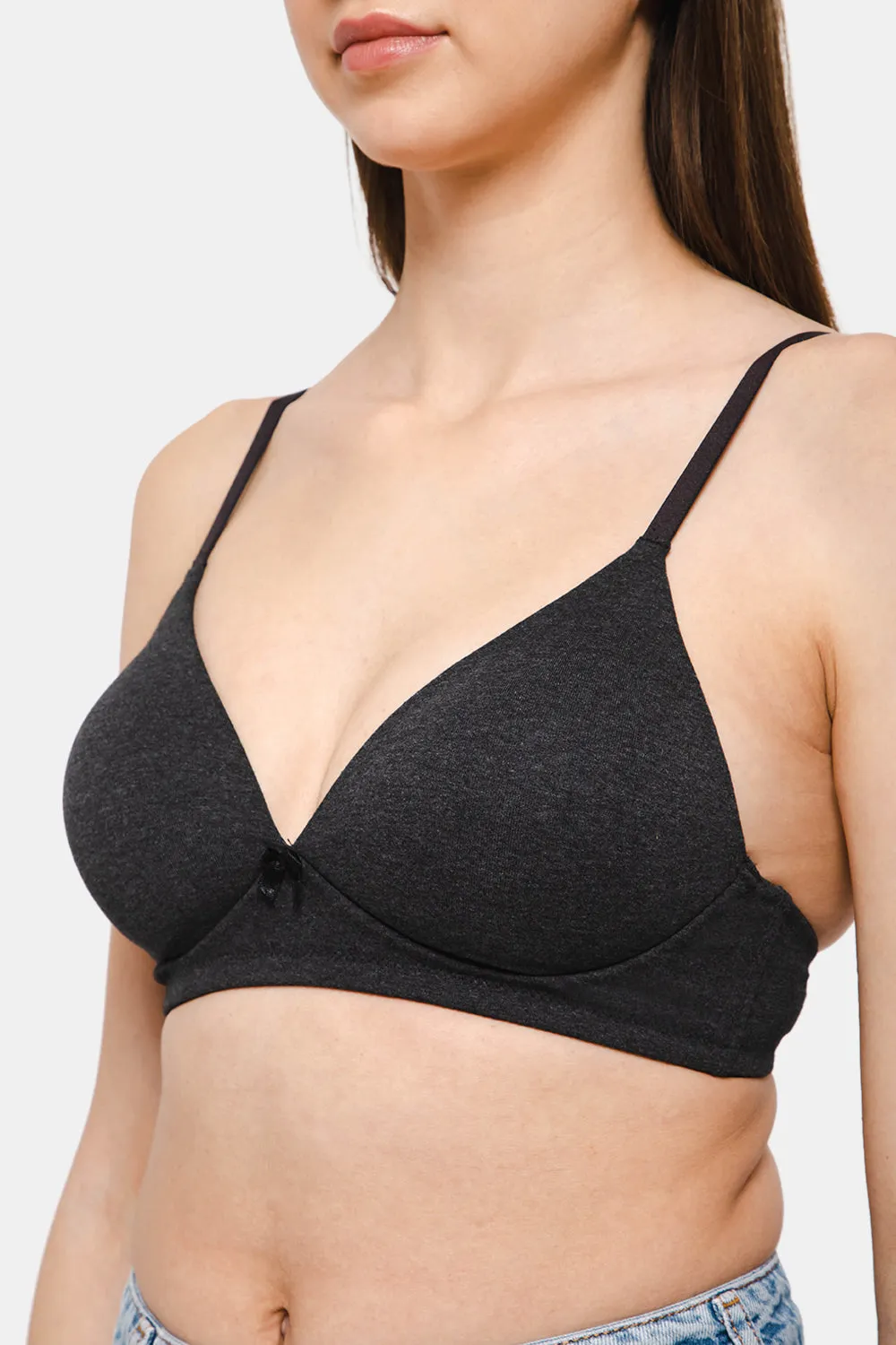 Intimacy Padded Plunge Bra - SF01