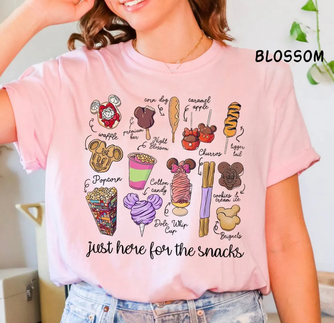 Just Here For The Snacks Shirt for Women