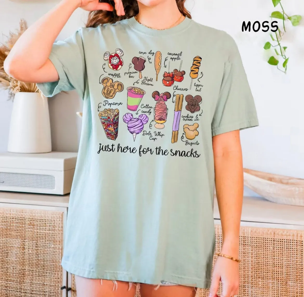 Just Here For The Snacks Shirt for Women