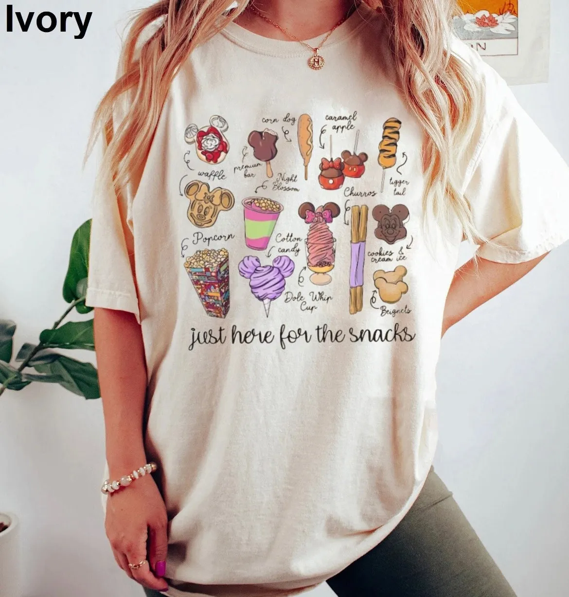 Just Here For The Snacks Shirt for Women