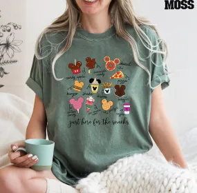 Just Here For The Snacks Shirt for Women