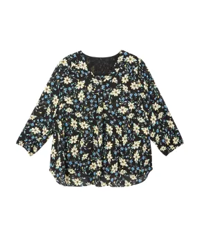 Kelly Blouse | Black / Yellow