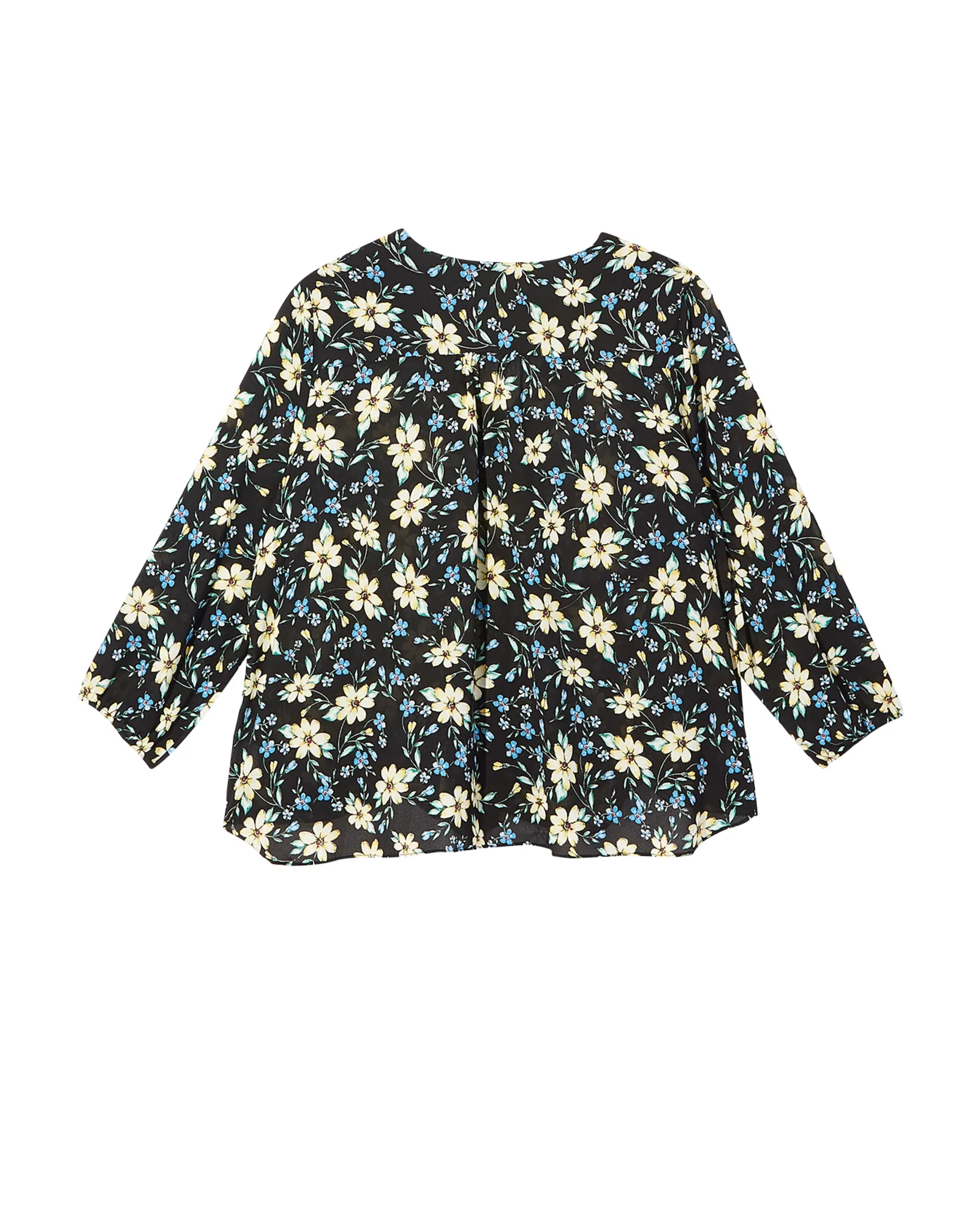 Kelly Blouse | Black / Yellow