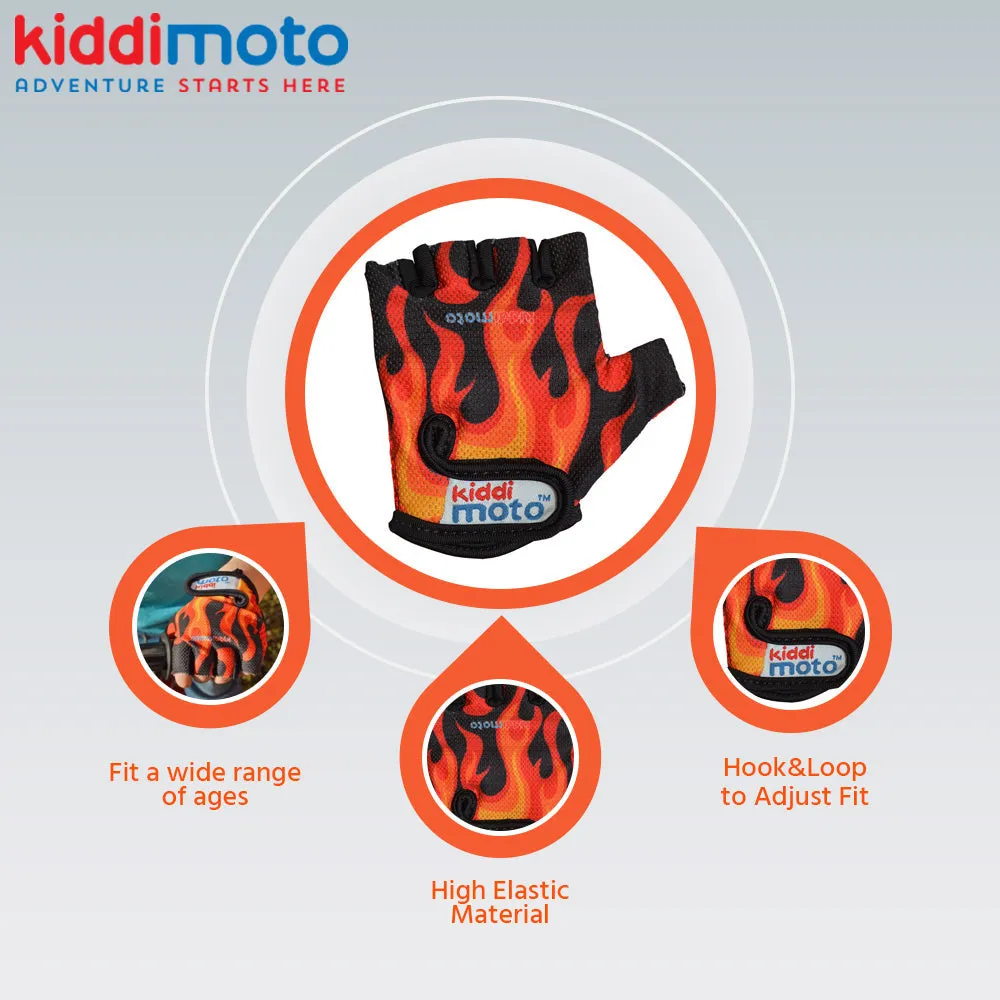 Kids Flame Cycling Gloves