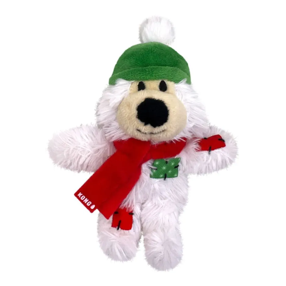 KONG Cat Holiday Softies Bear Assorted