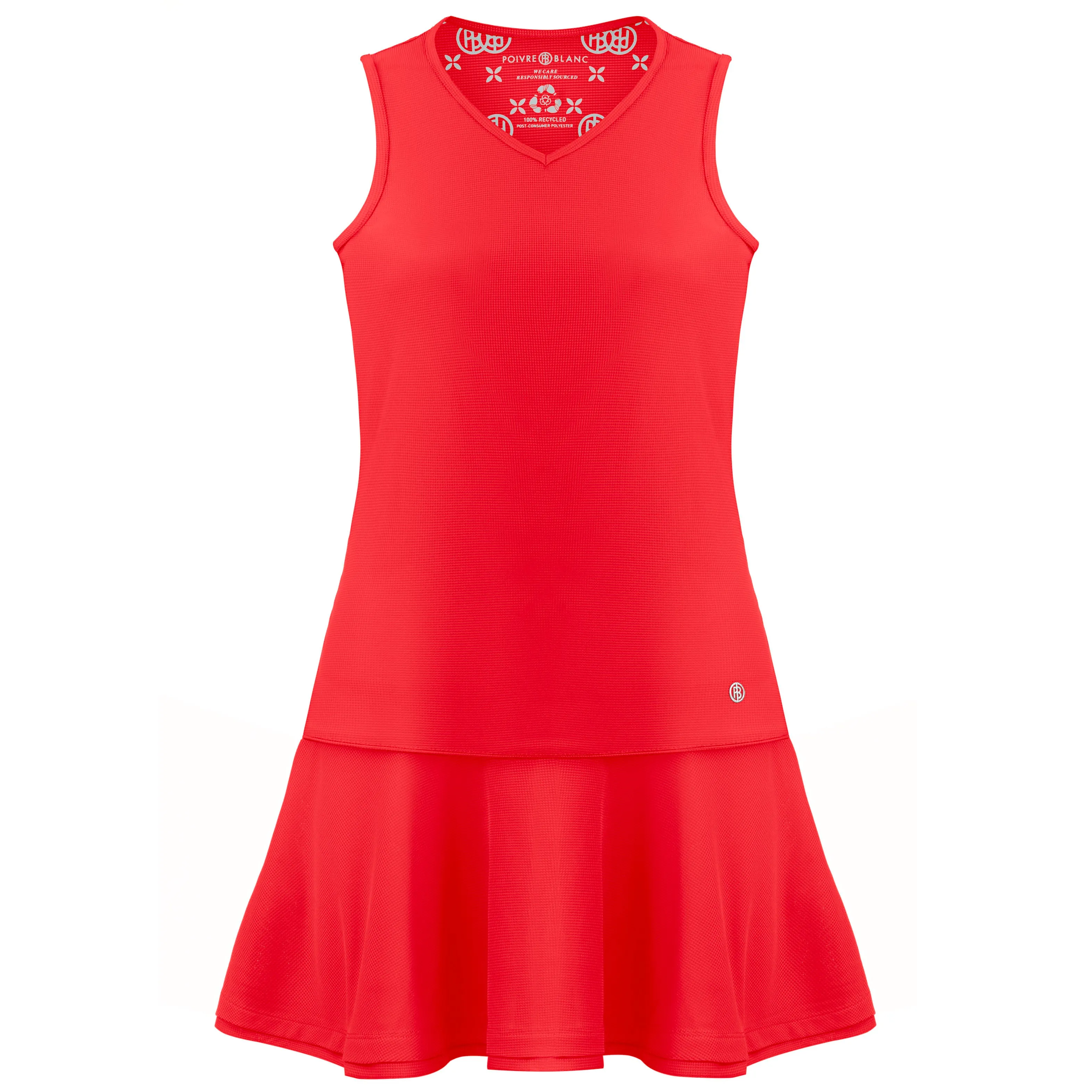 Ladies Poivre Blanc Dress (Electro Orange)