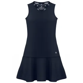 Ladies Poivre Blanc Dress (Oxford Blue)