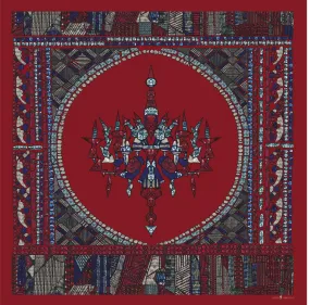 Le Chandelier Enterré Silk Satin Scarf