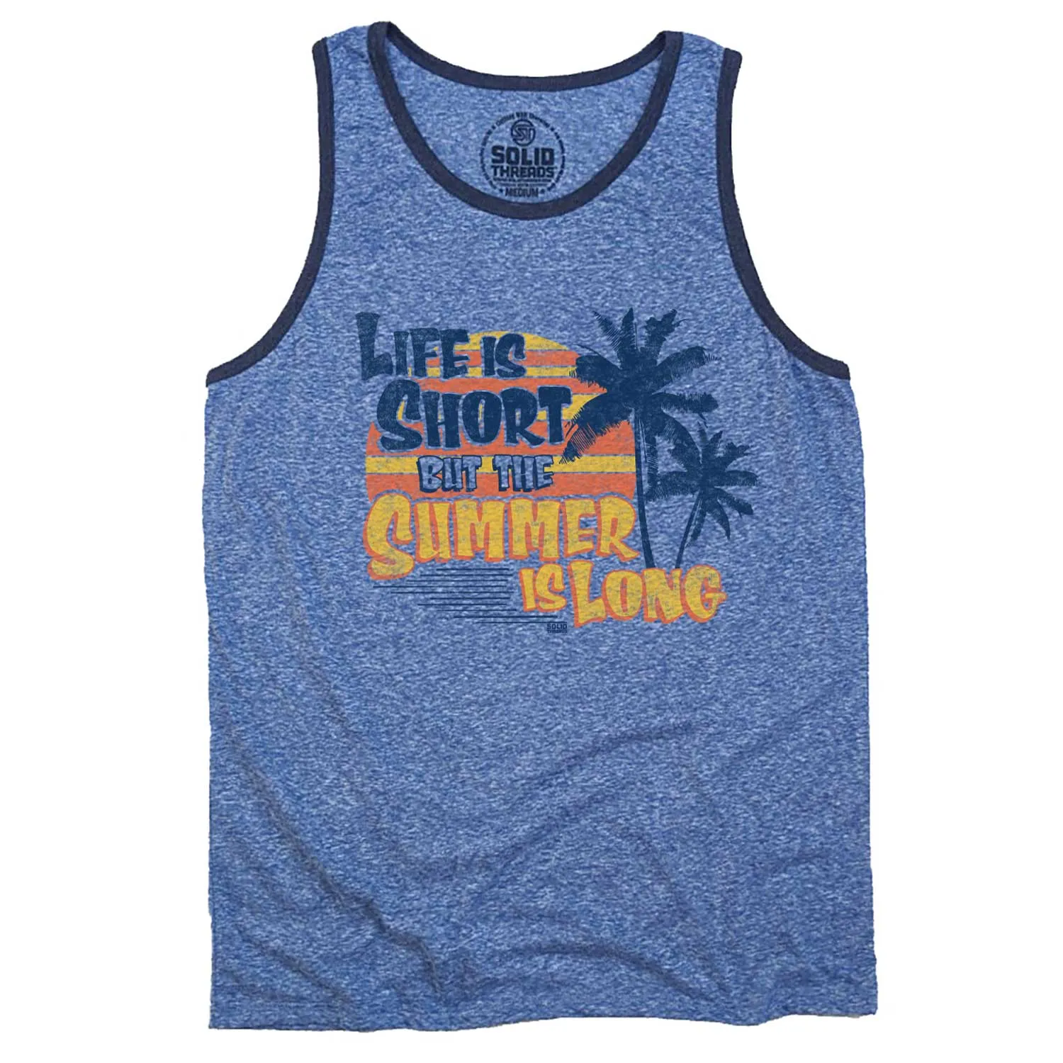 Life is Short But the Summer is Long Ringer Tank Top