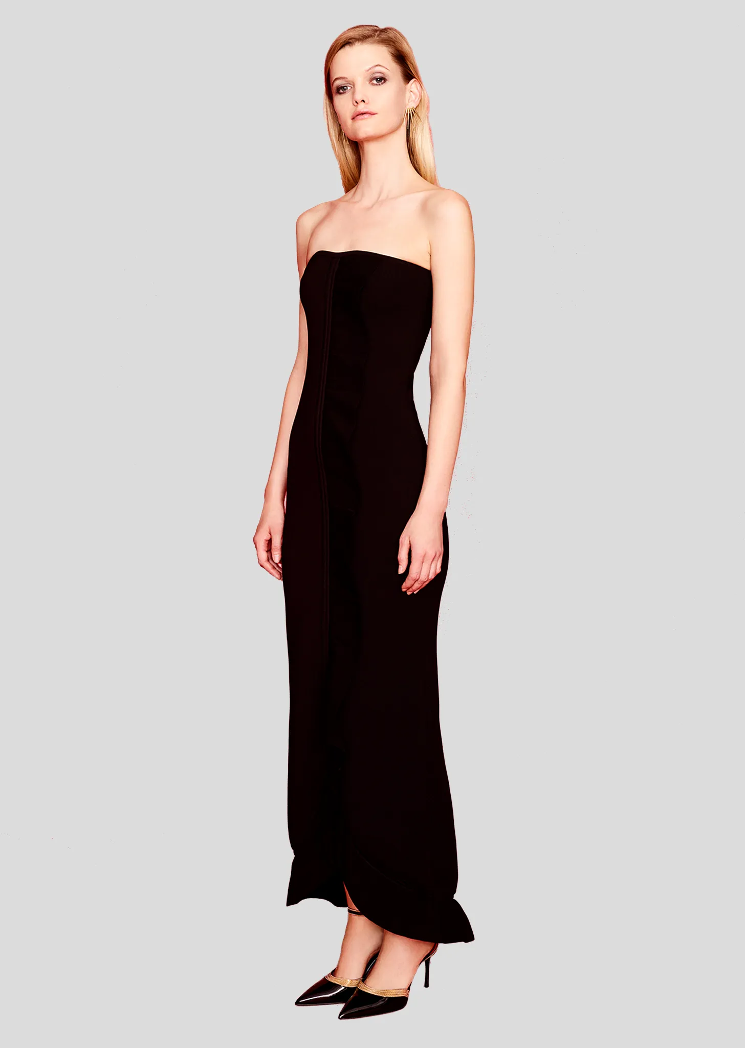 Liliane - Knit, Strapless Formal Evening Gowns