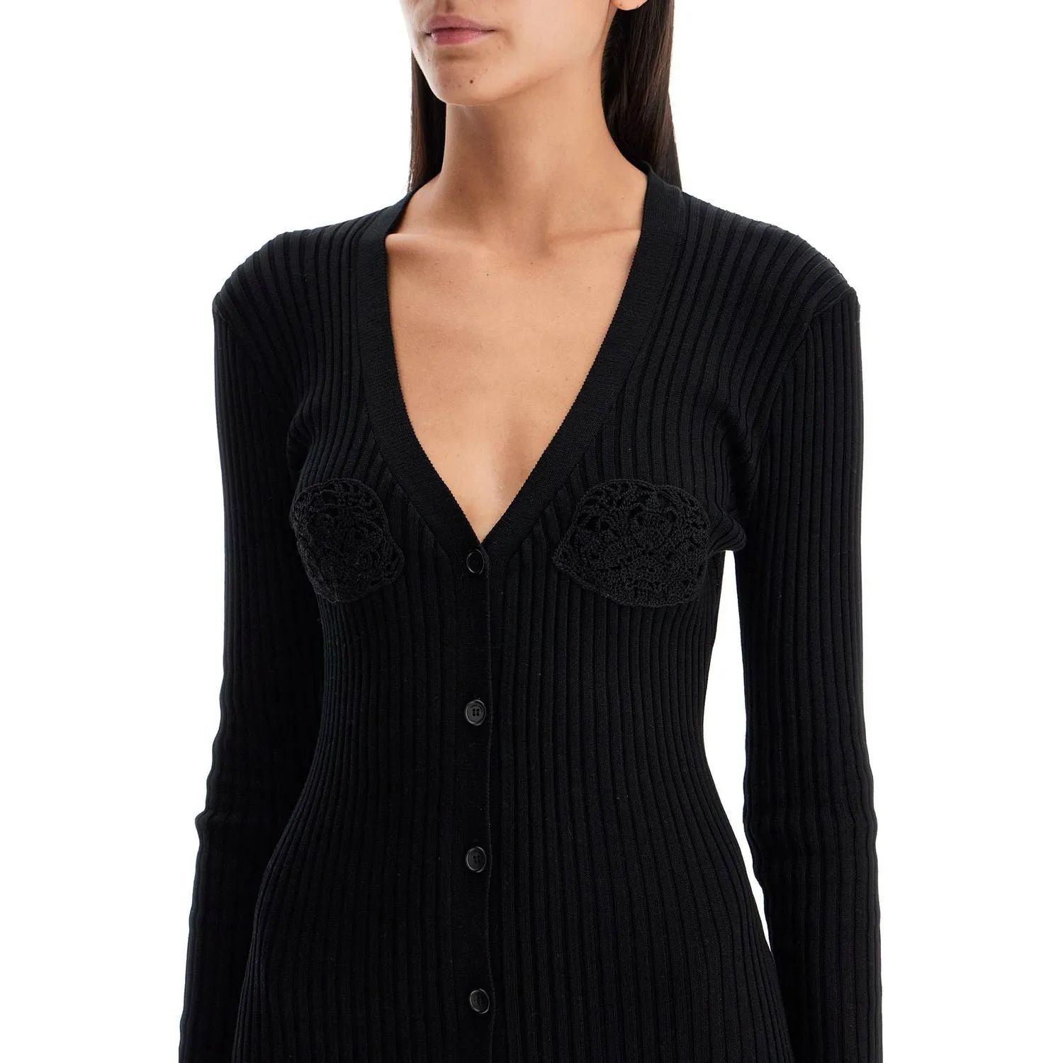 Magda Butrym crochet cardigan dress