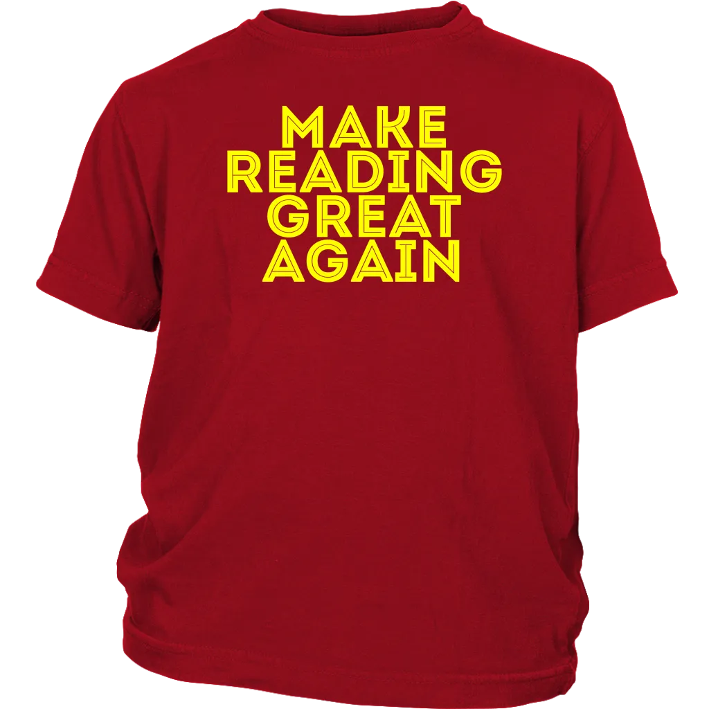 Make Reading Great Again T-shirt Gift Tee for all