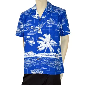 Map 3 Men's Aloha Shirt