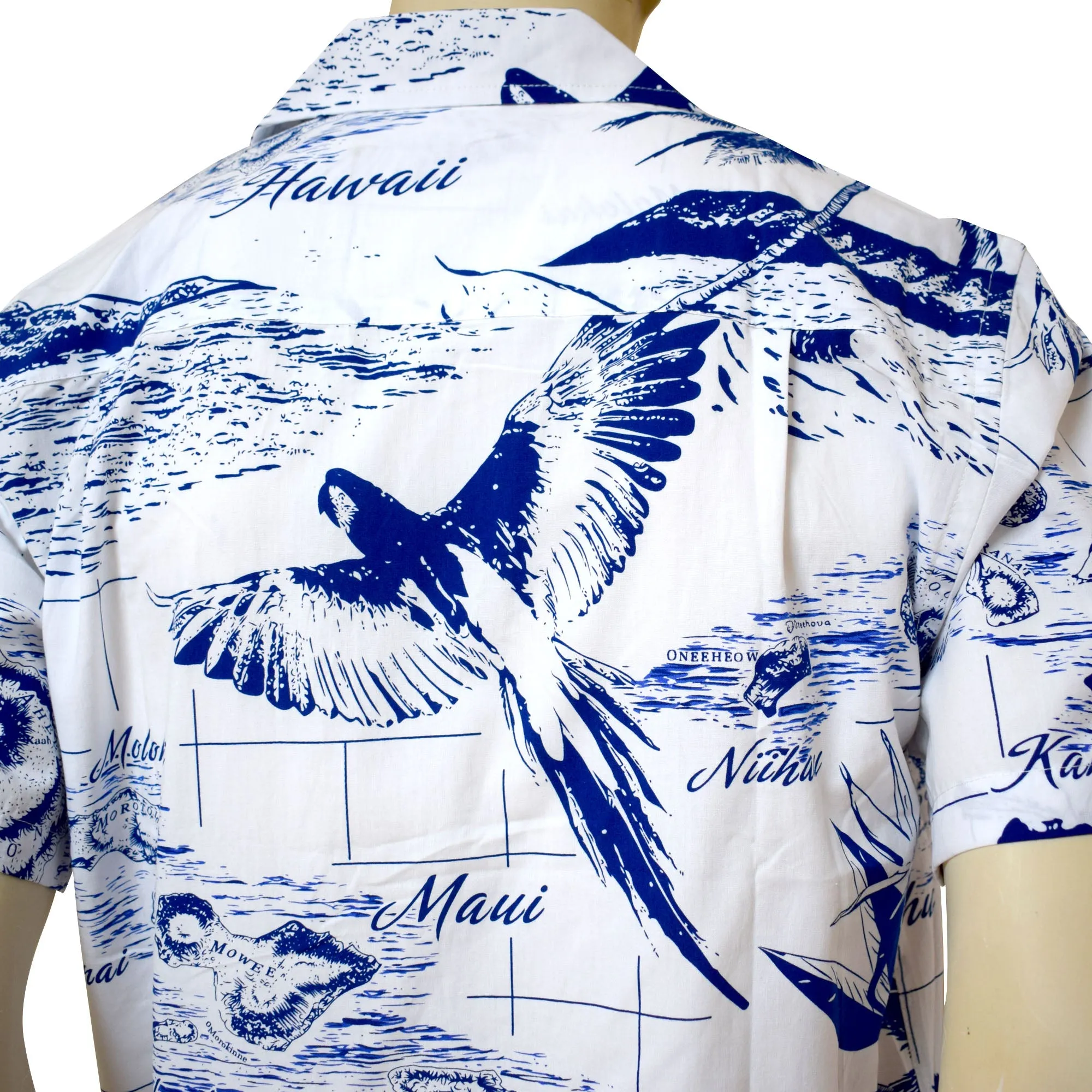 Map 3 Men's Aloha Shirt