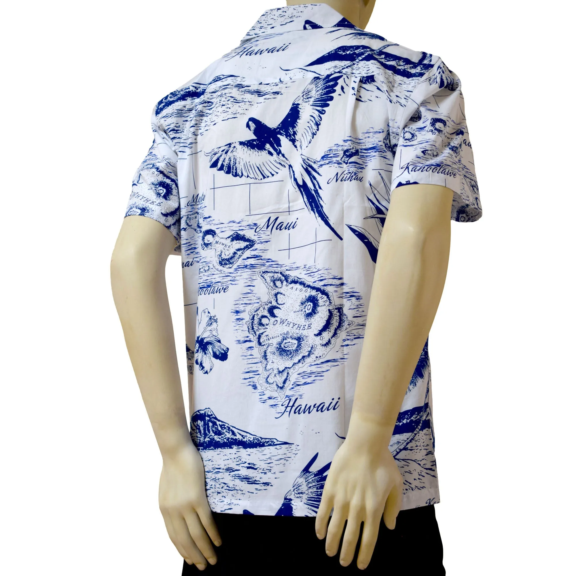 Map 3 Men's Aloha Shirt