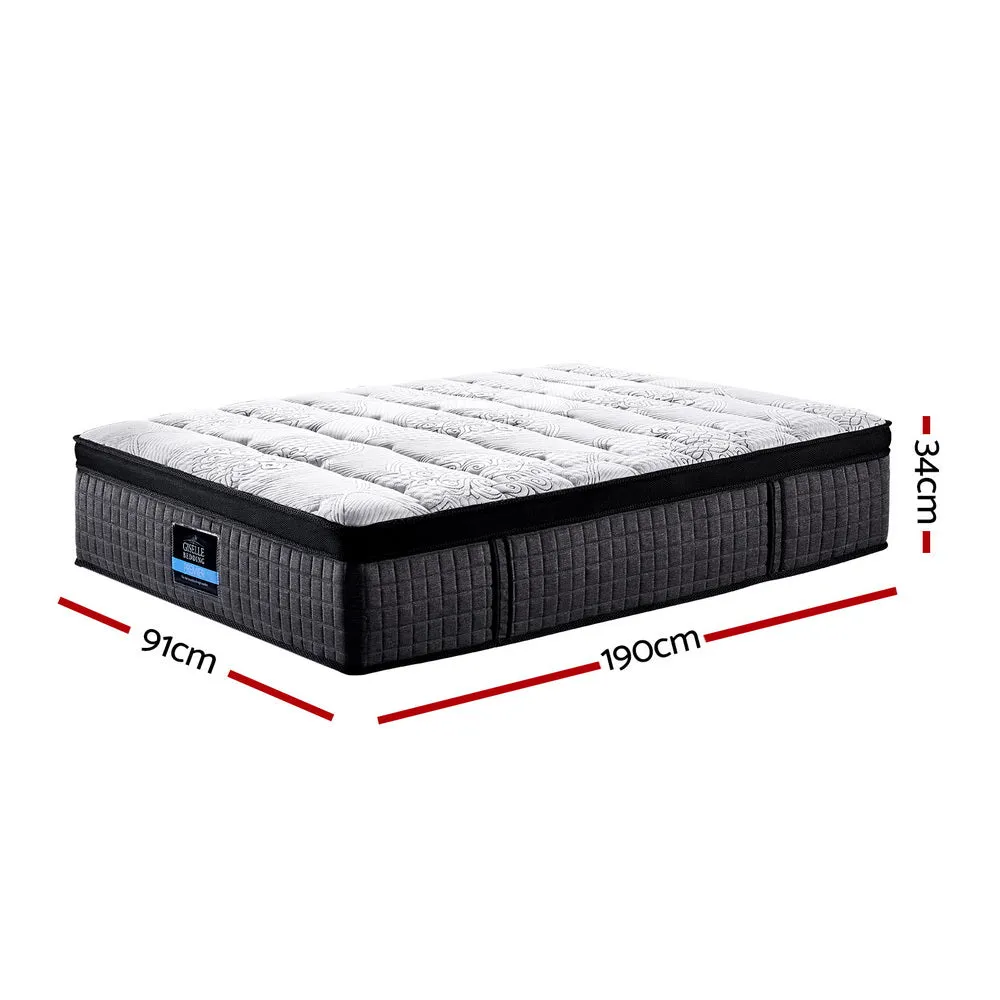 Marc Series Euro Top Mattress 34cm Thick - Single