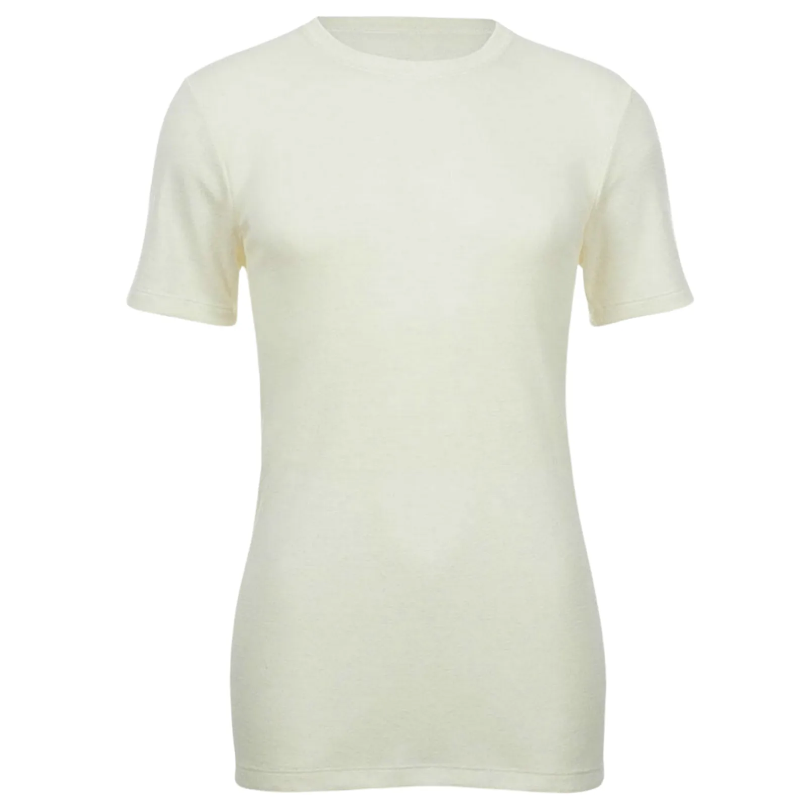 Mens 100% Pure Merino Wool Crew Neck Short Sleeve