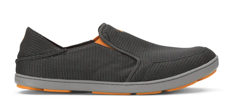 Mens Olukai Nohea Mesh Pull-On Sneaker 10188-4242 Dark Shadow