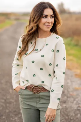 Mini Daisies Sweater