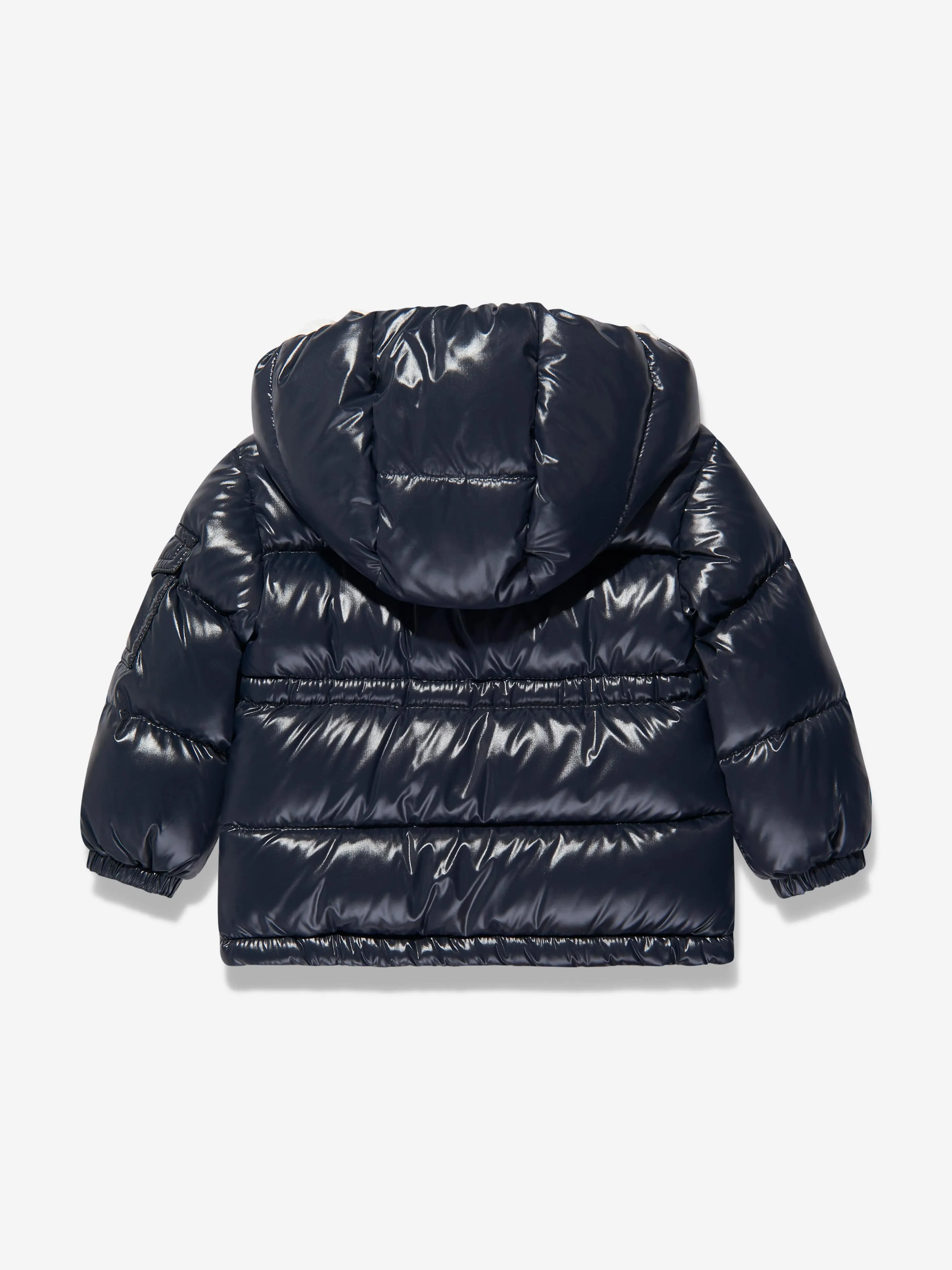 Moncler Enfant Baby Girls Down Padded Maire Jacket in Navy