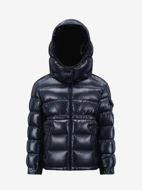 Moncler Enfant Girls Down Padded Maire Jacket in Navy