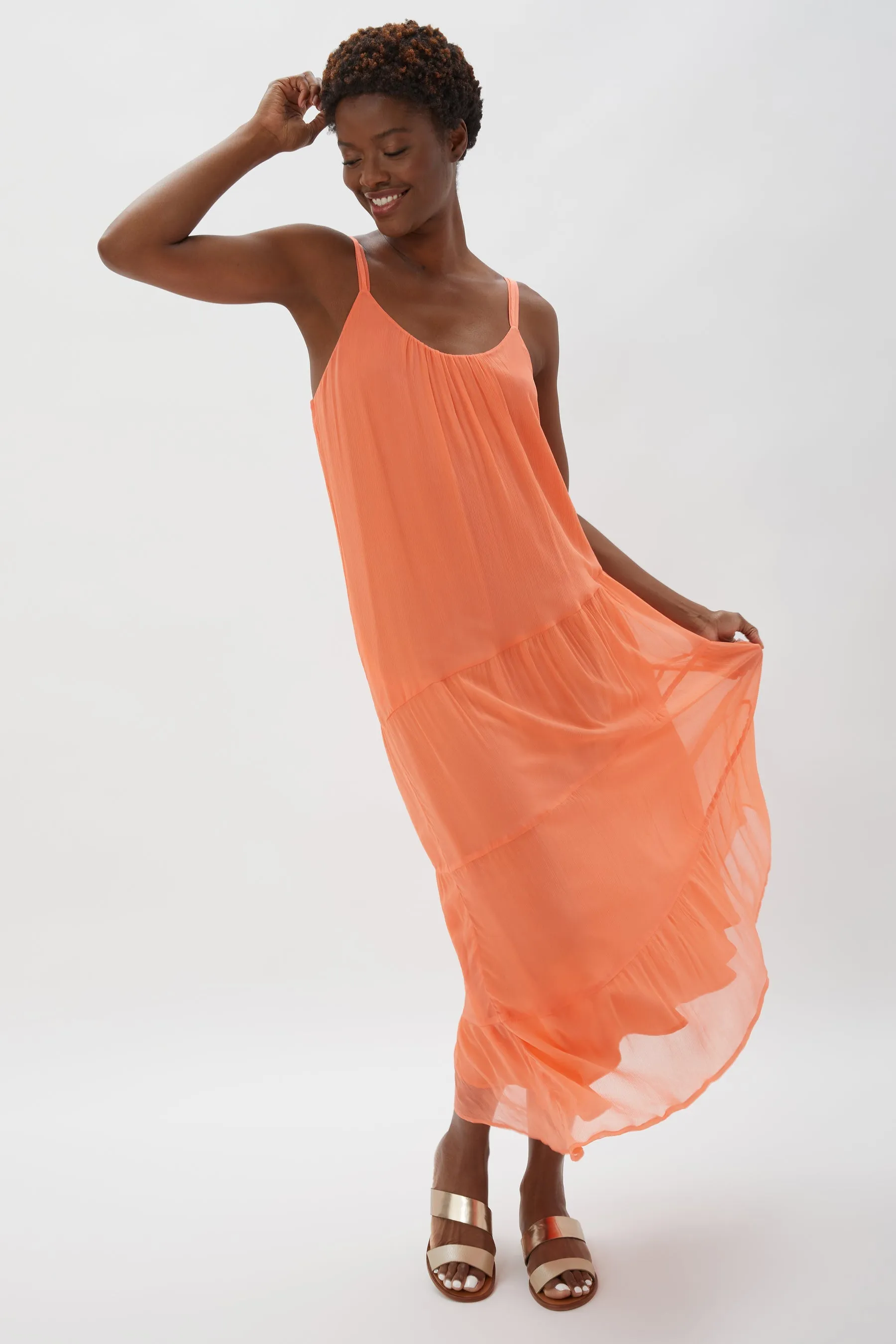 Moreau Asymmetric Maxi Dress