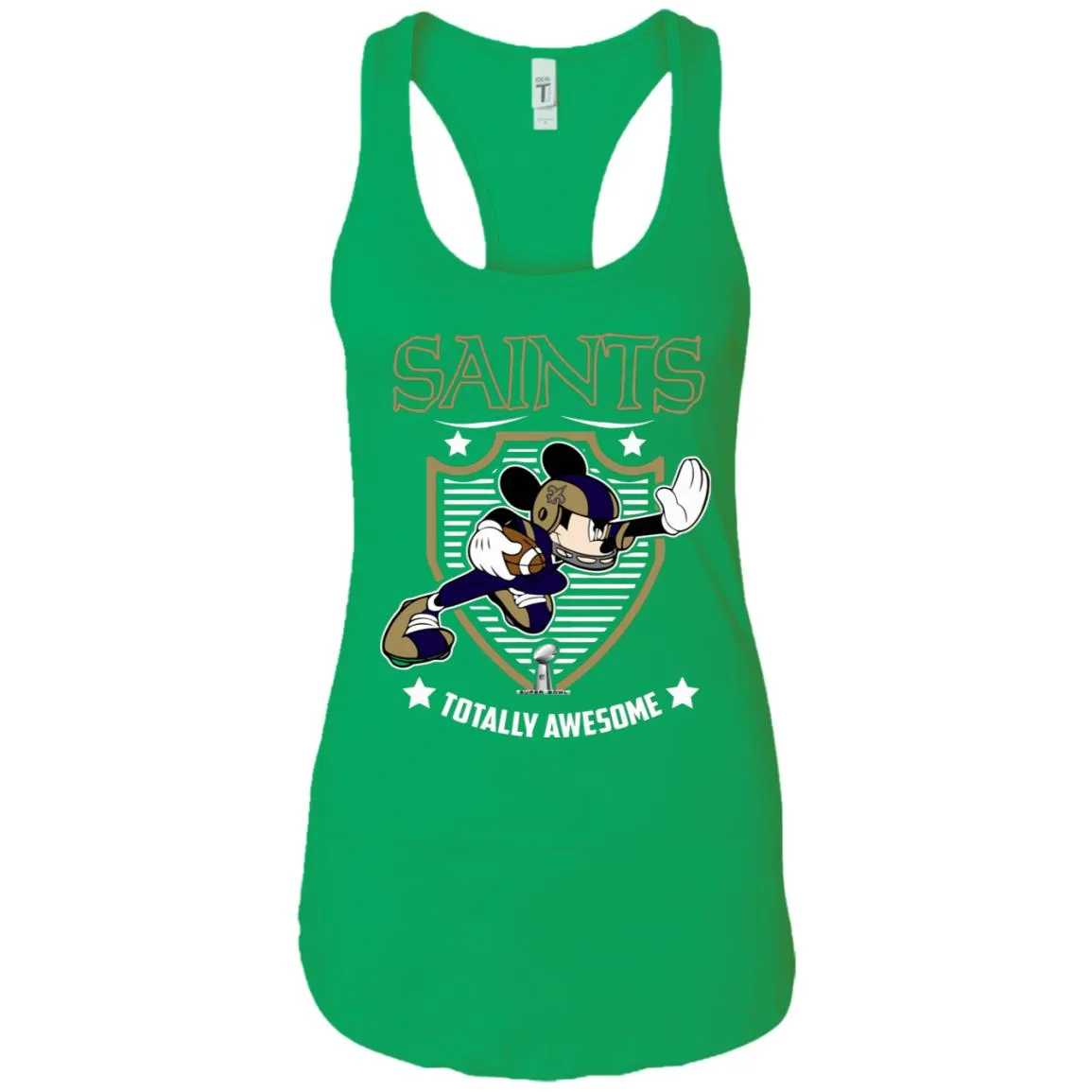 Nfl – New Orleans Saints Totally Awesome Mickey Mouse Super Bowl 2019 Football Women Tank Top