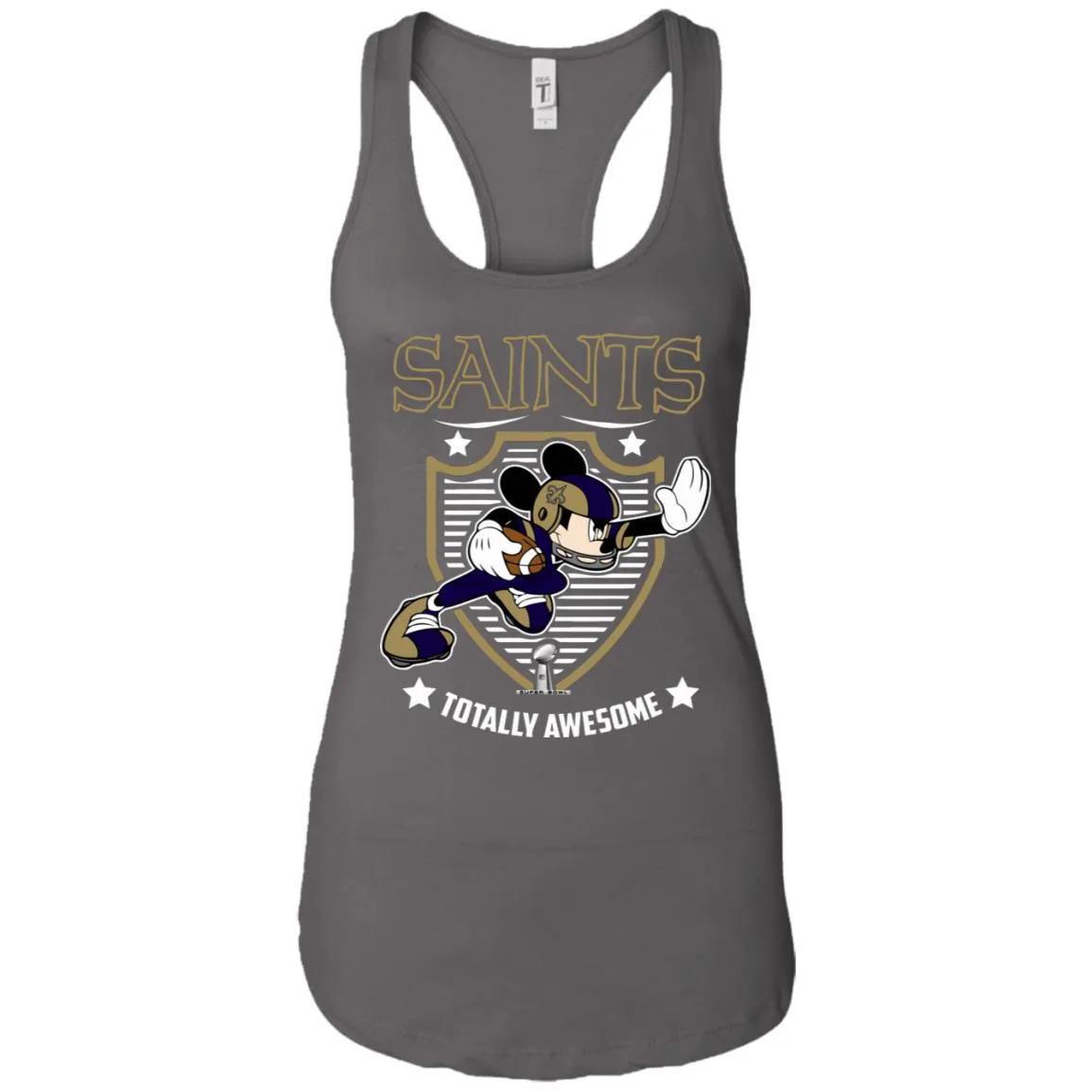 Nfl – New Orleans Saints Totally Awesome Mickey Mouse Super Bowl 2019 Football Women Tank Top