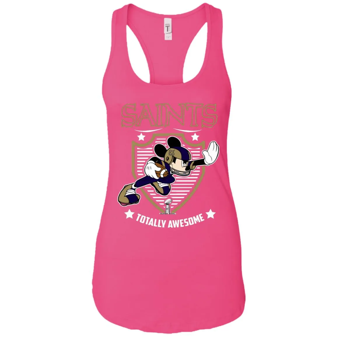 Nfl – New Orleans Saints Totally Awesome Mickey Mouse Super Bowl 2019 Football Women Tank Top