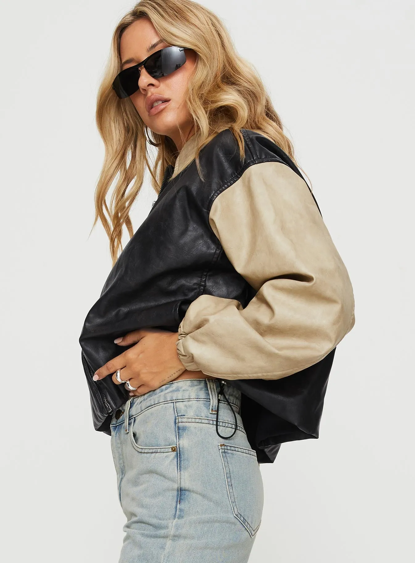 Nirvana Bomber Jacket Camel