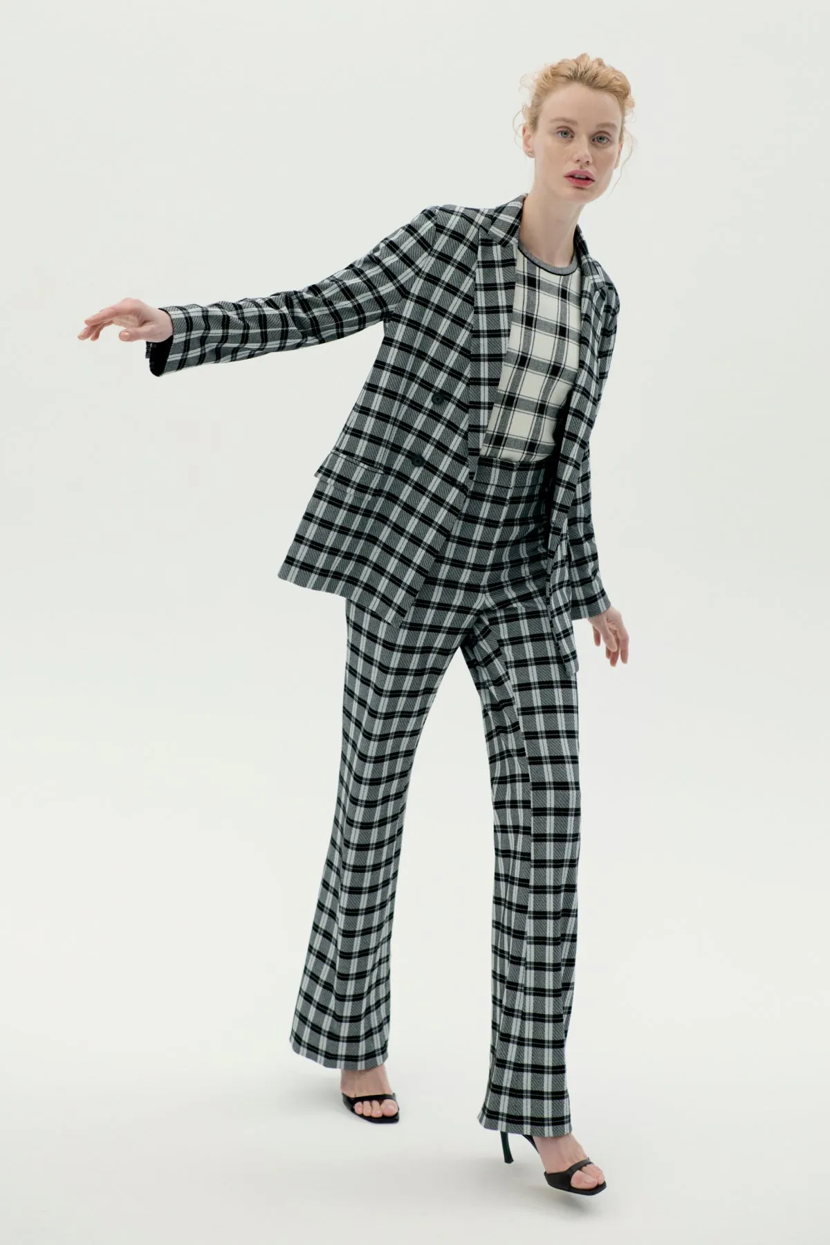 O'Hara Blazer - Knit Suiting :: Checkmate