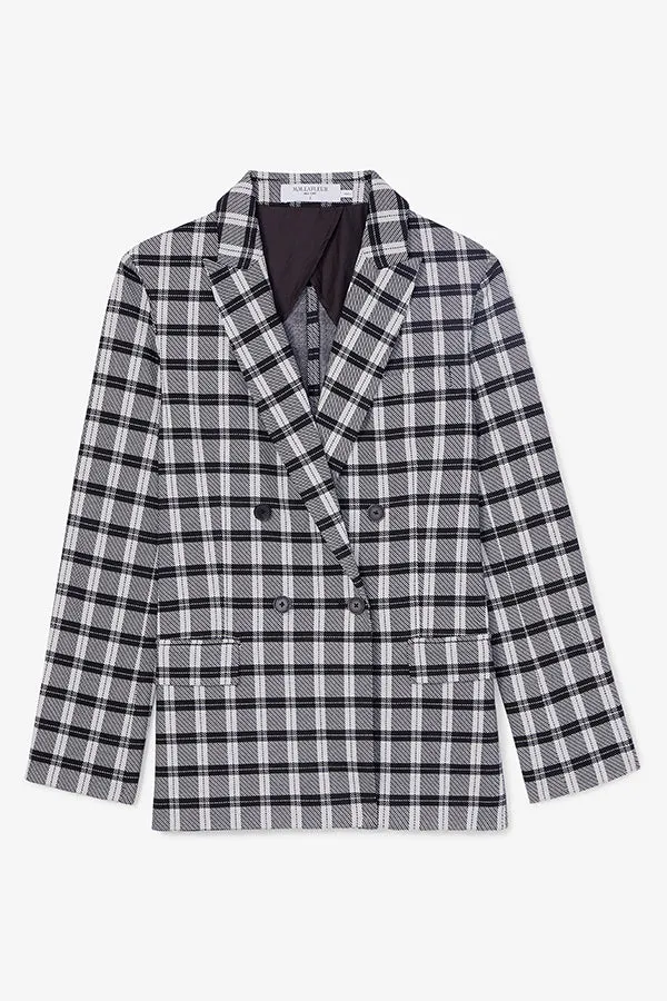 O'Hara Blazer - Knit Suiting :: Checkmate