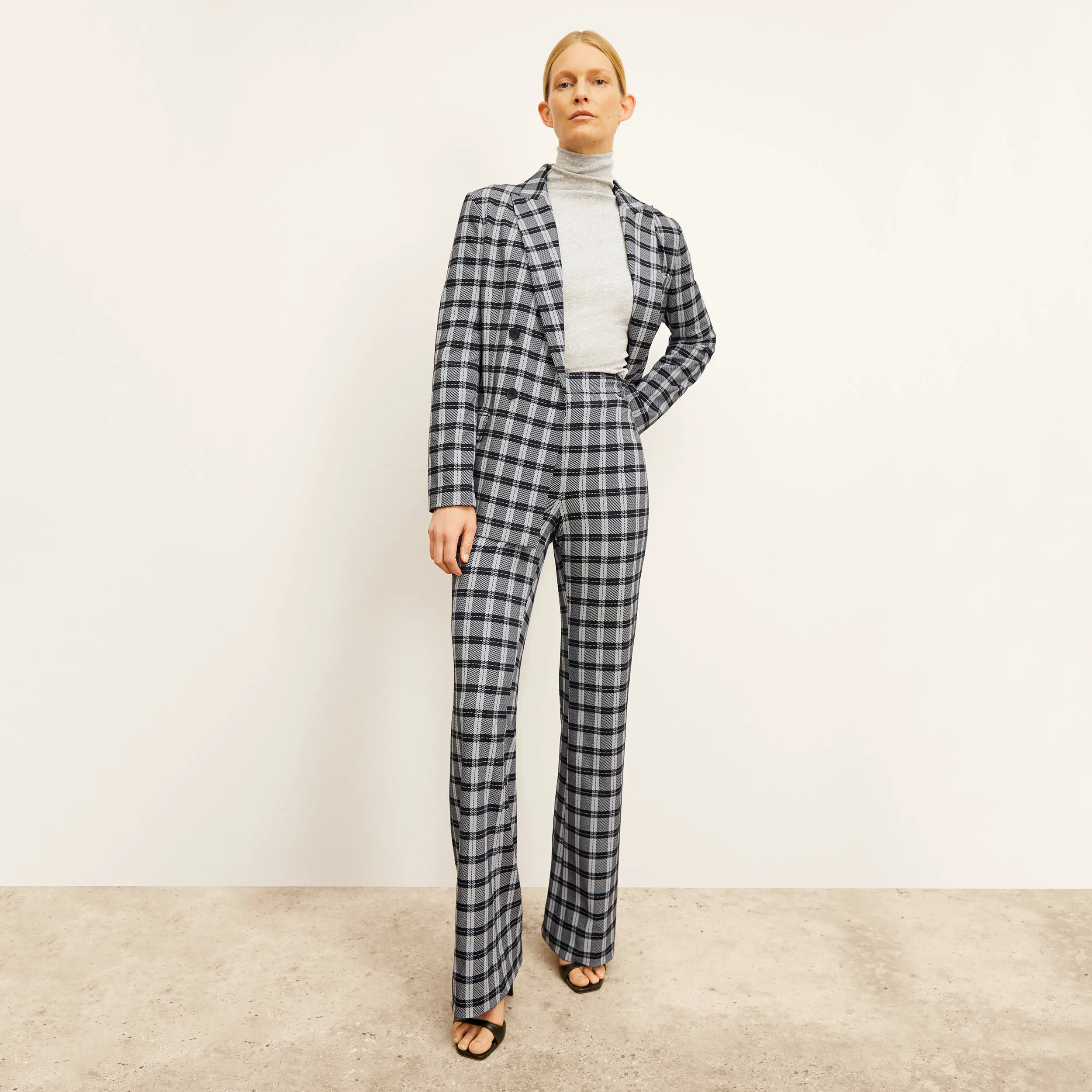 O'Hara Blazer - Knit Suiting :: Checkmate