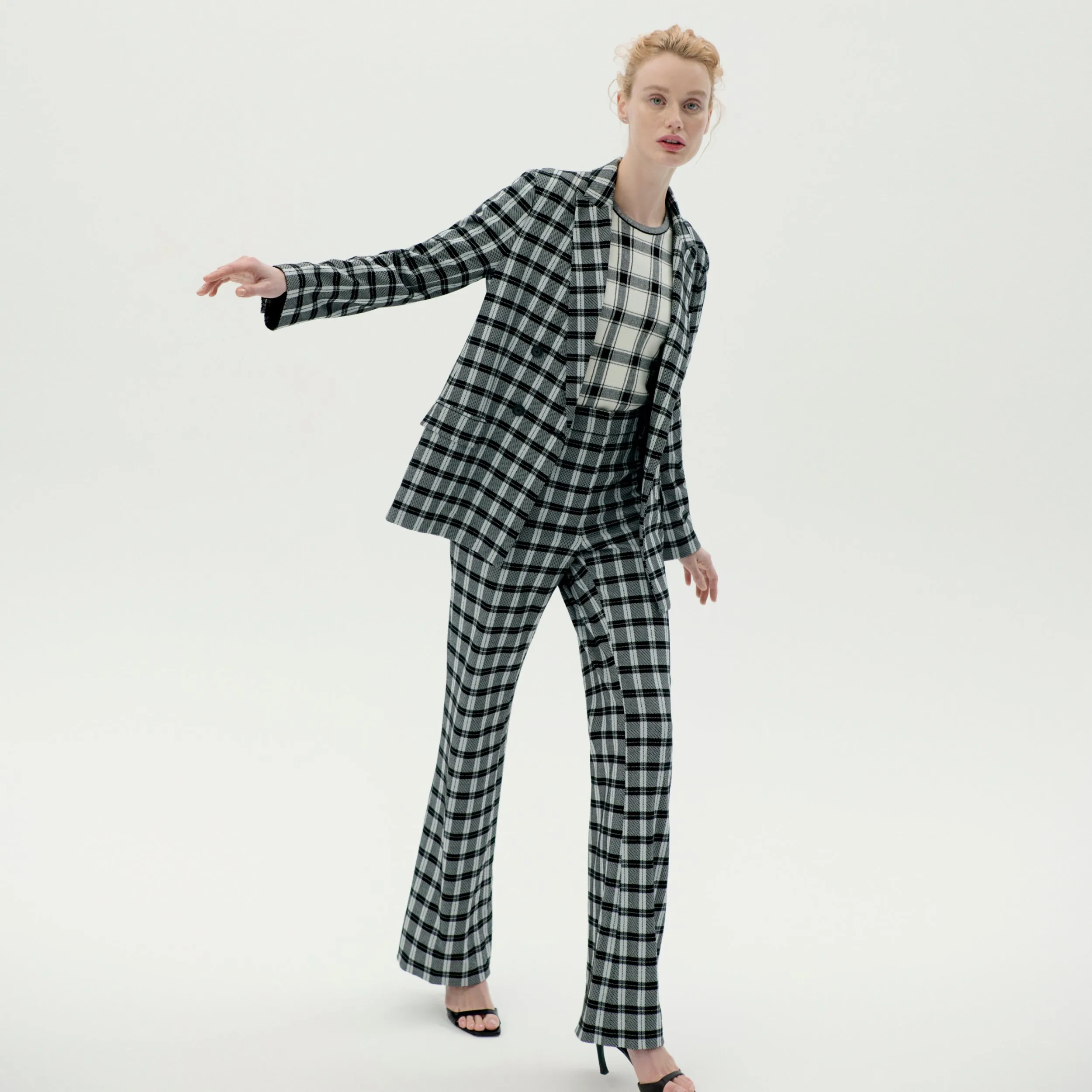 O'Hara Blazer - Knit Suiting :: Checkmate