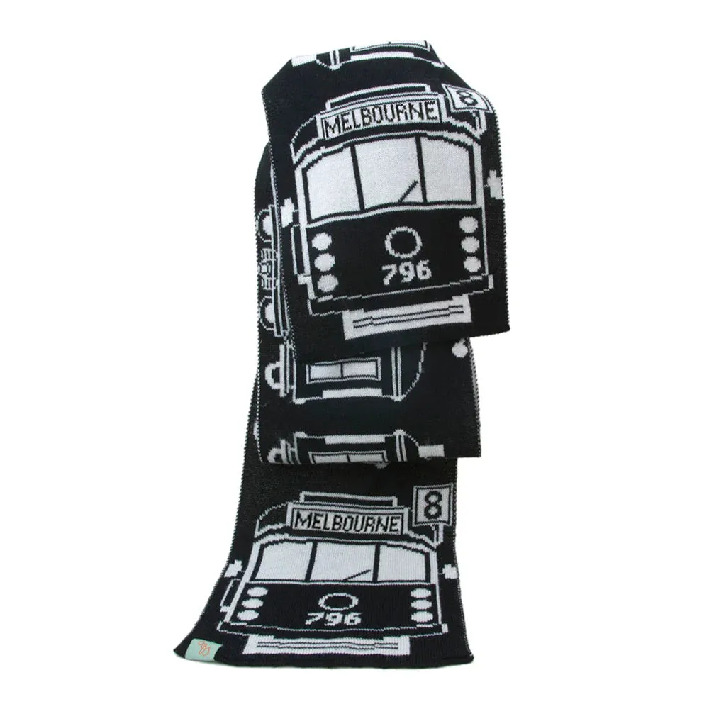 Otto & Spike Tram I Am Scarf - Black