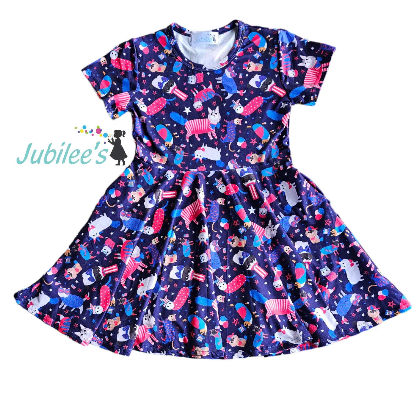 Patriotic Cats Dress