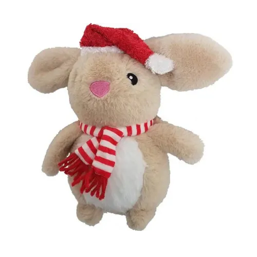 Petlou Christmas Rabbit 7" Plush Dog Toy