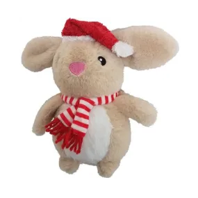 Petlou Christmas Rabbit 7" Plush Dog Toy